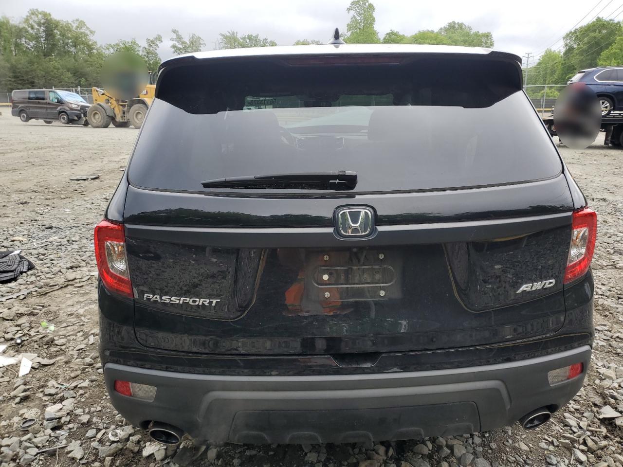 2019 Honda Passport Exl VIN: 5FNYF8H5XKB016100 Lot: 56113375