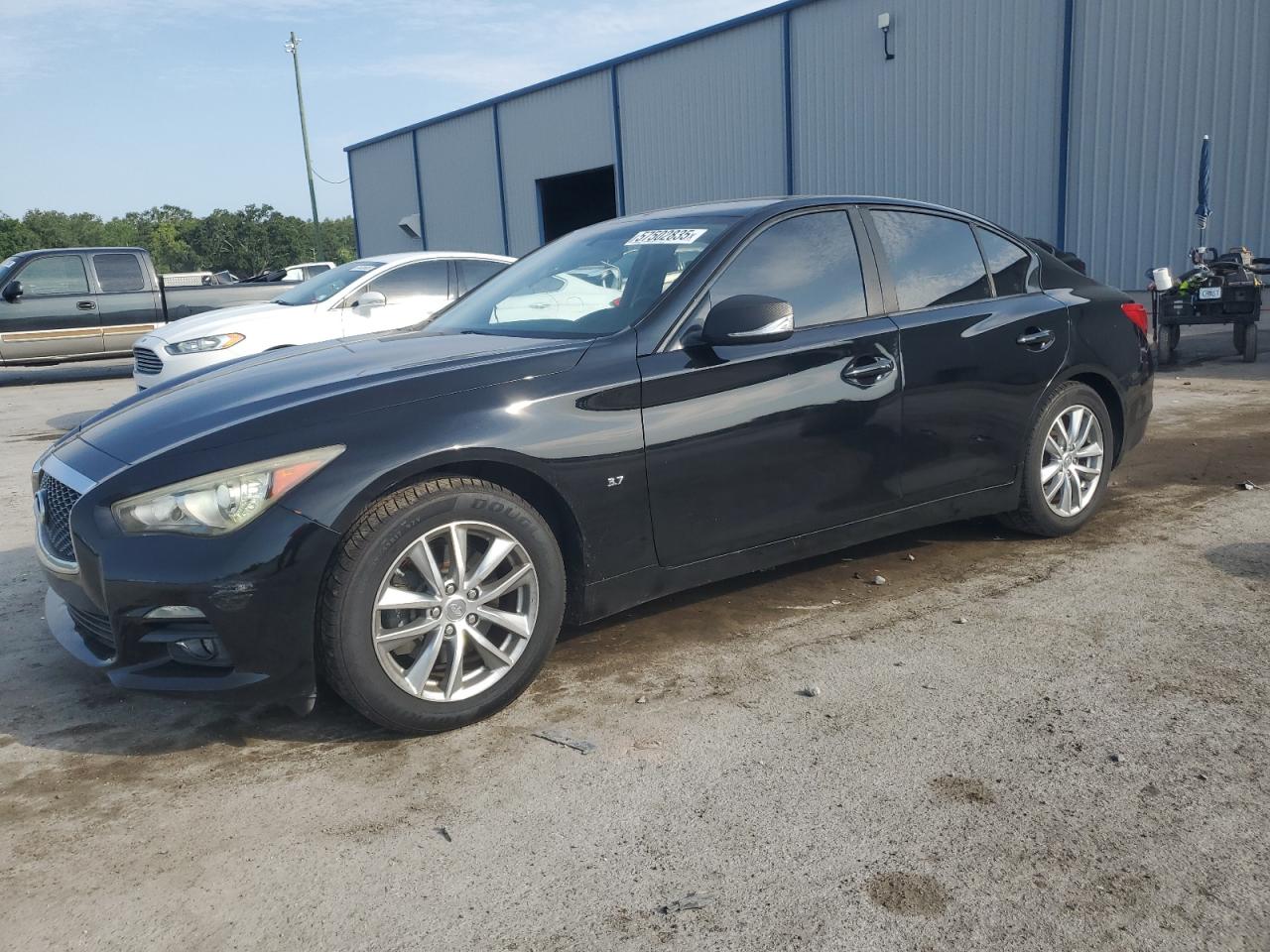 2014 Infiniti Q50 Hybrid Premium zu verkaufen in Apopka, FL - Side