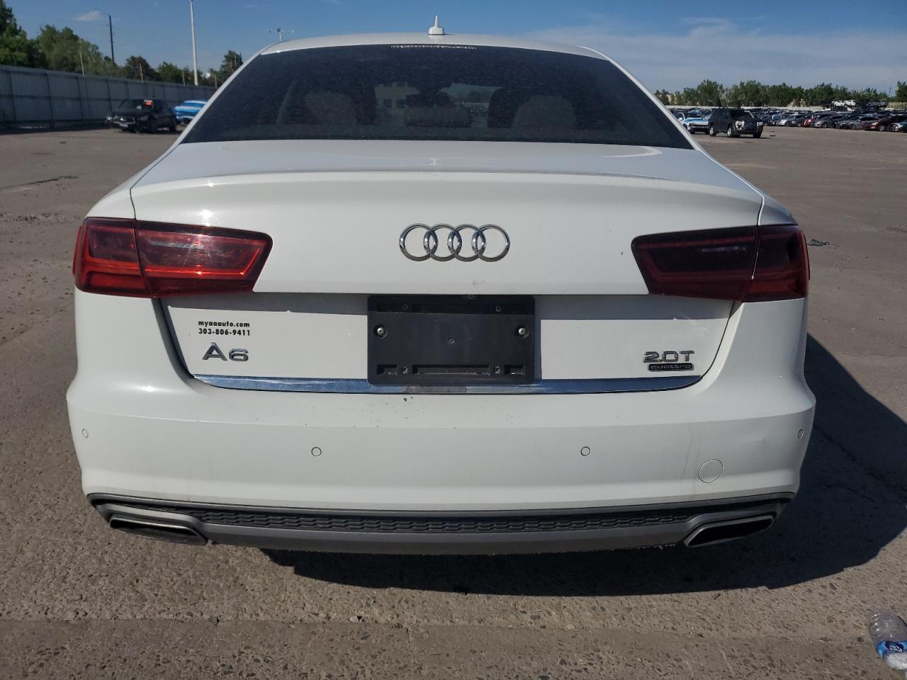 2016 Audi A6 Premium Plus VIN: WAUGFBFC7GN017236 Lot: 57063245
