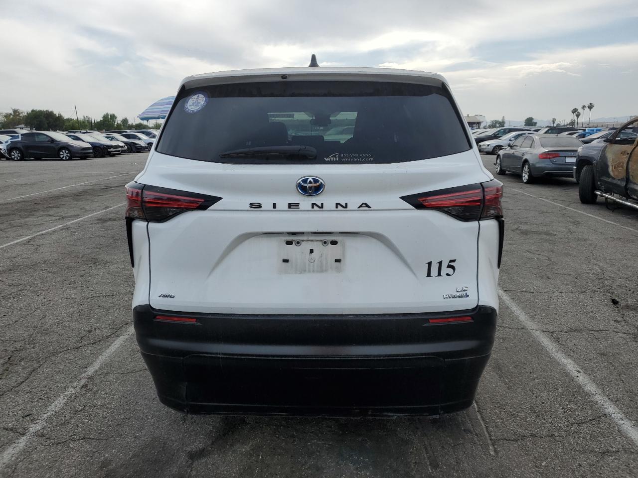 2022 Toyota Sienna Le VIN: 5TDKSKFC5NS071067 Lot: 57174235