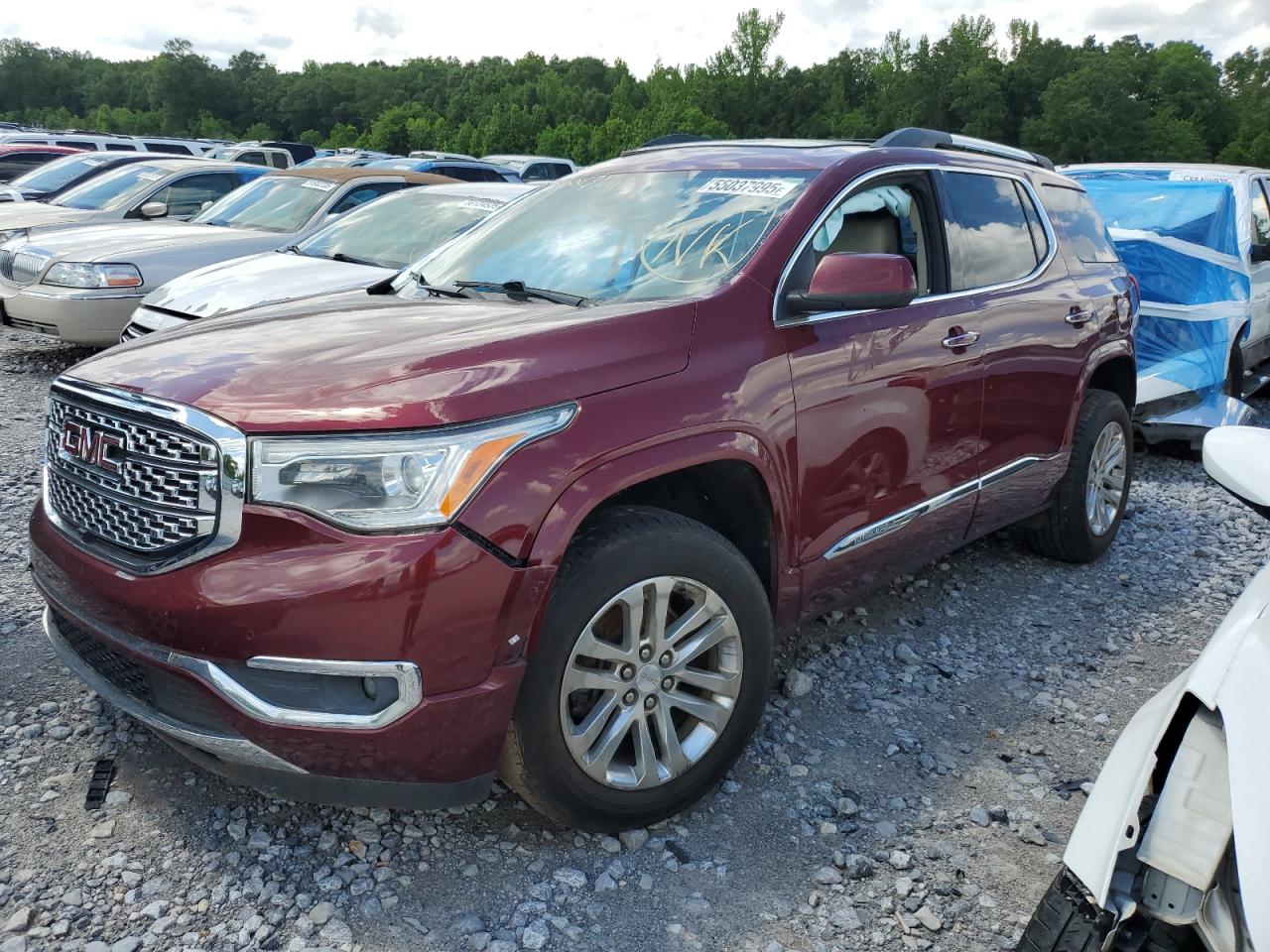 2017 Gmc Acadia Denali de vânzare în Montgomery, AL - Biohazard/Chemical