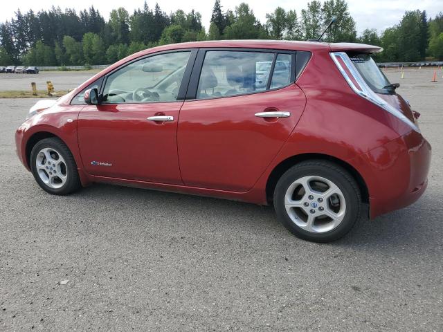  NISSAN LEAF 2012 Czerwony