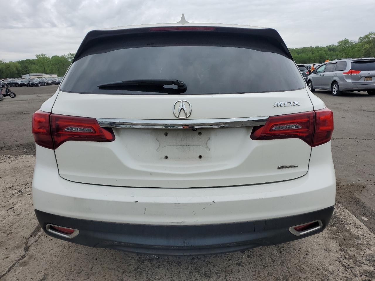 2016 Acura Mdx Technology VIN: 5FRYD4H47GB033495 Lot: 56834725