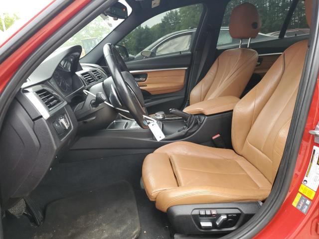  BMW 3 SERIES 2018 Czerwony