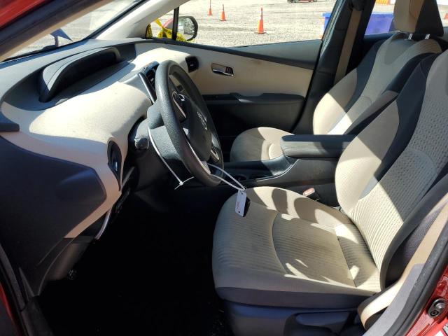  TOYOTA PRIUS 2017 Red