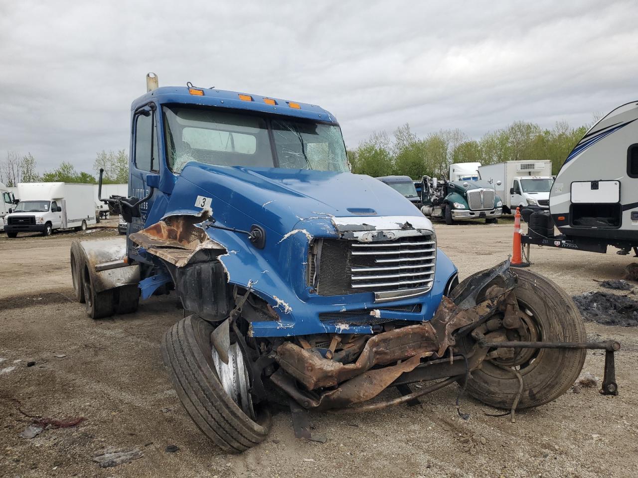 2007 Freightliner Columbia Semi Truck იყიდება Elgin-ში, IL - Front End