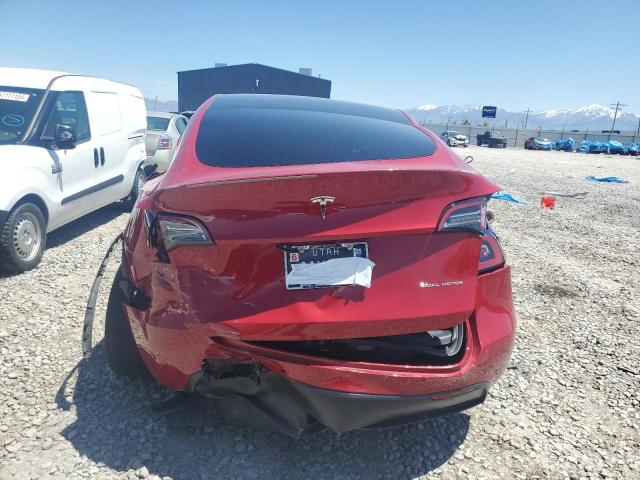  TESLA MODEL Y 2022 Czerwony