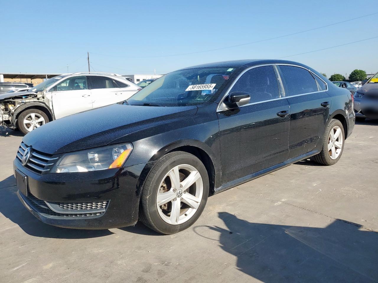 2013 Volkswagen Passat Se zu verkaufen in Grand Prairie, TX - Normal Wear