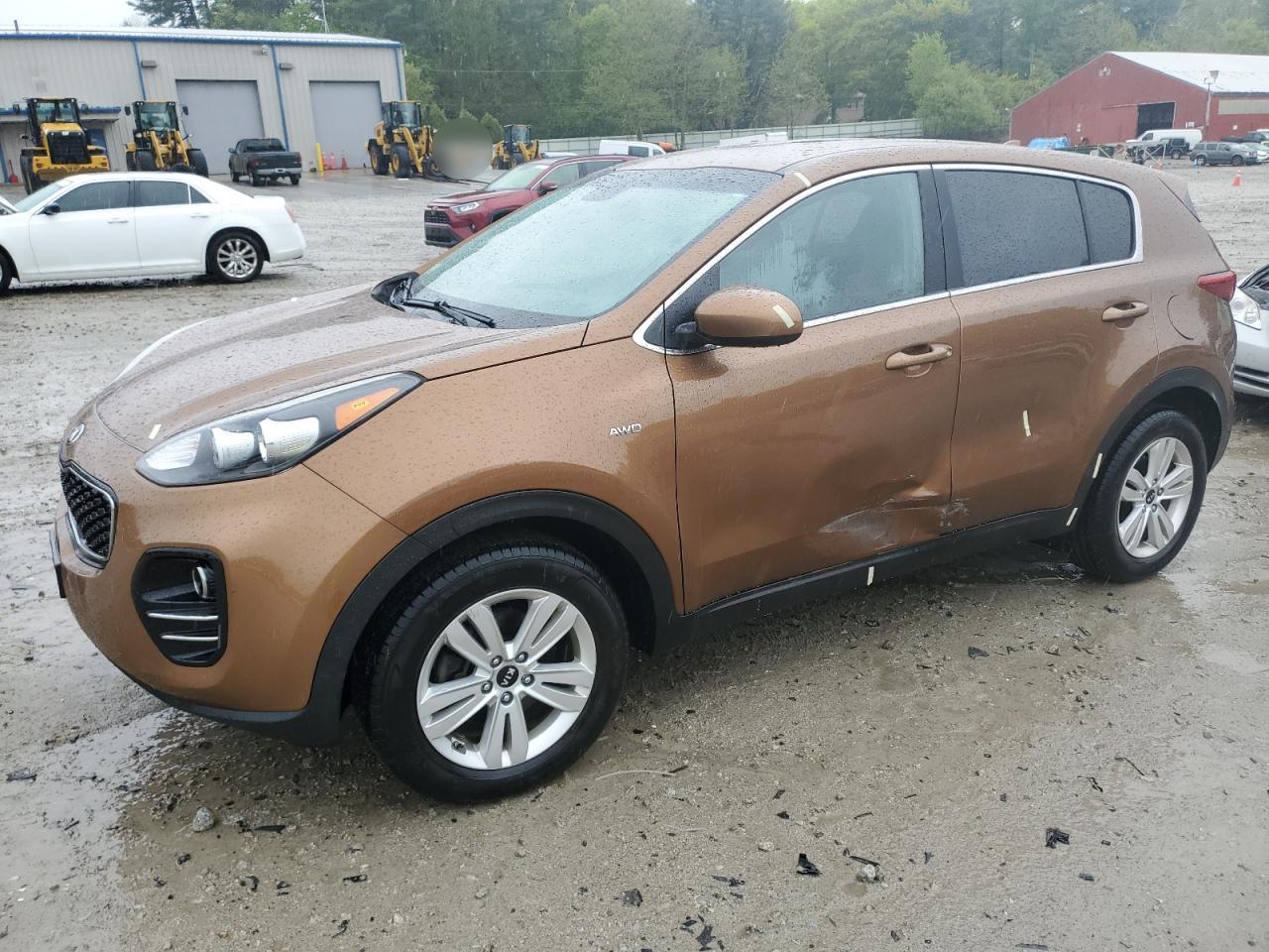 2019 Kia Sportage Lx за продажба в Mendon, MA - Side