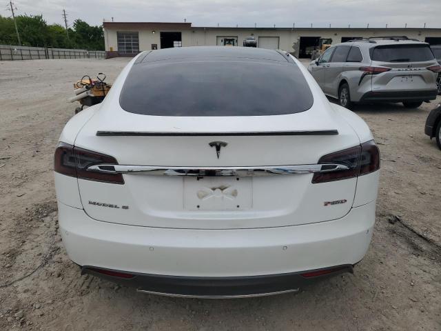 Hatchbacks TESLA MODEL S 2015 Biały