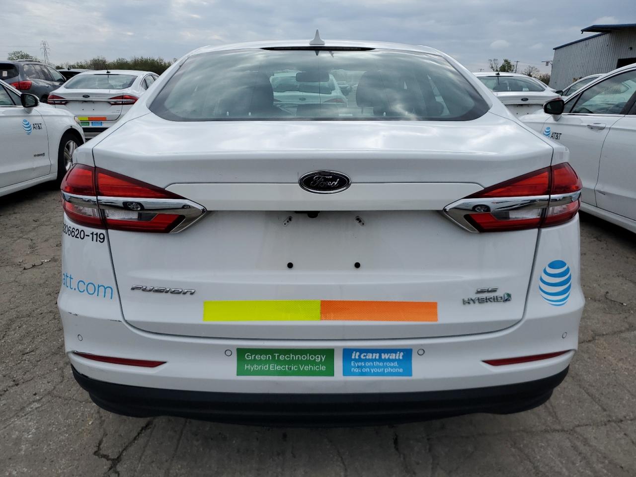 2019 Ford Fusion Se VIN: 3FA6P0LU1KR124775 Lot: 54034825