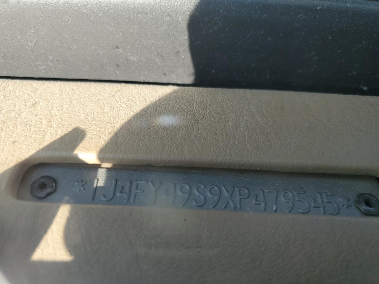 1999 Jeep Wrangler / Tj Sahara VIN: 1J4FY49S9XP479545 Lot: 54753745
