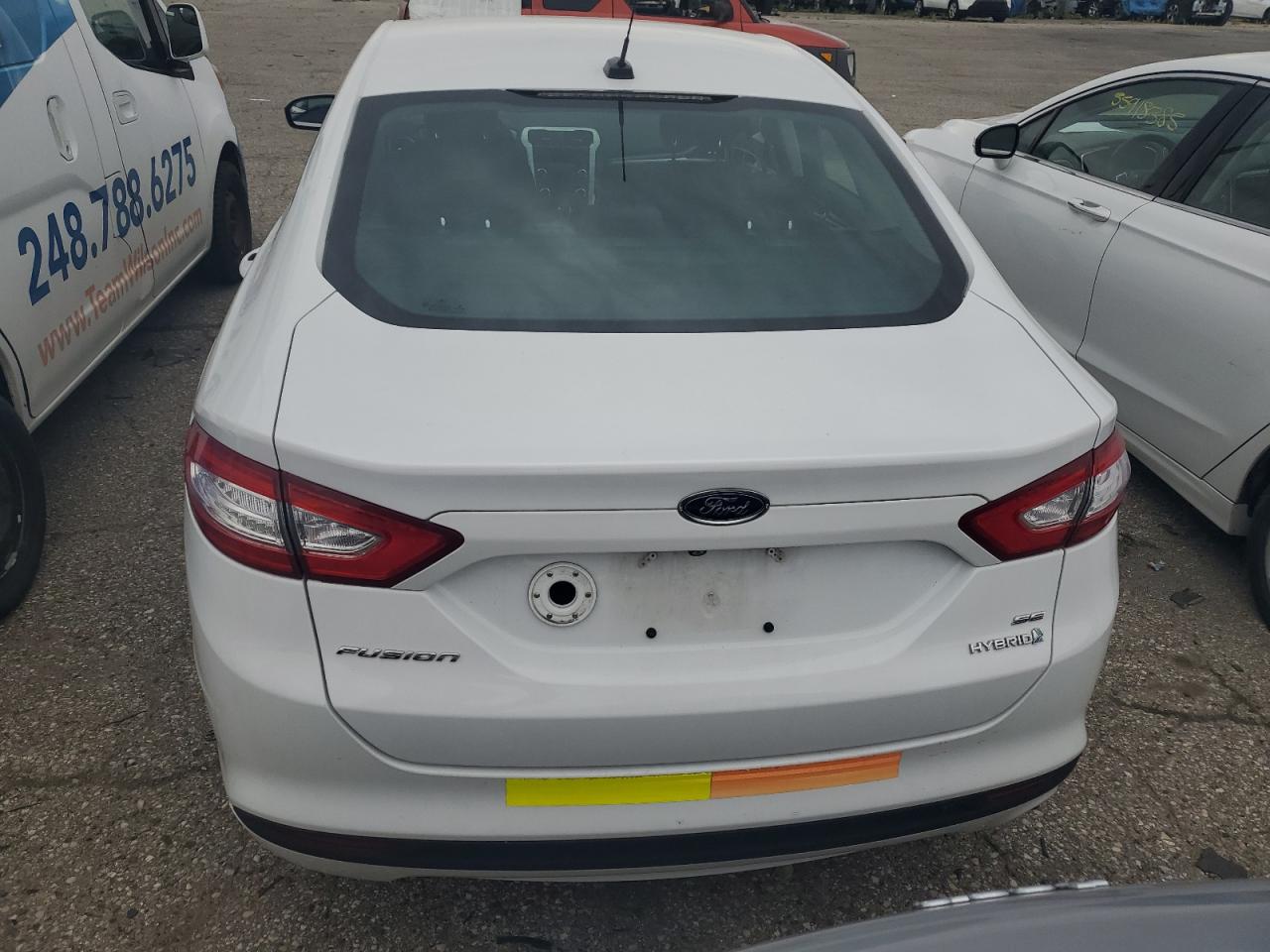 2015 Ford Fusion Se Hybrid VIN: 3FA6P0LUXFR120133 Lot: 55089355