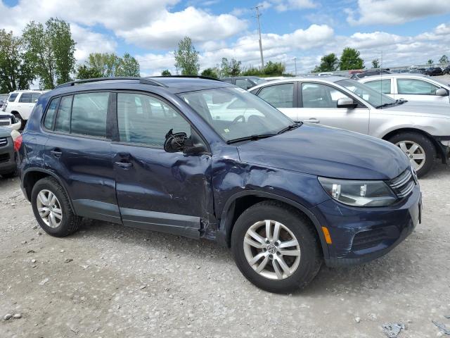  VOLKSWAGEN TIGUAN 2016 Granatowy