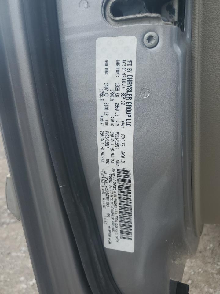 2013 Chrysler Town & Country Touring VIN: 2C4RC1BGXDR547903 Lot: 56674585