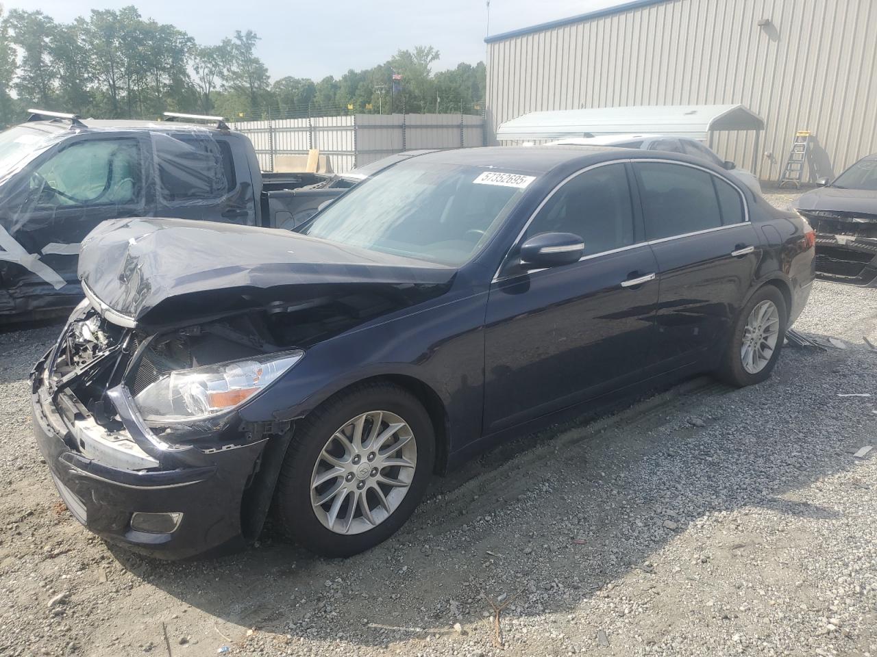 2009 Hyundai Genesis 3.8L de vânzare în Spartanburg, SC - Front End