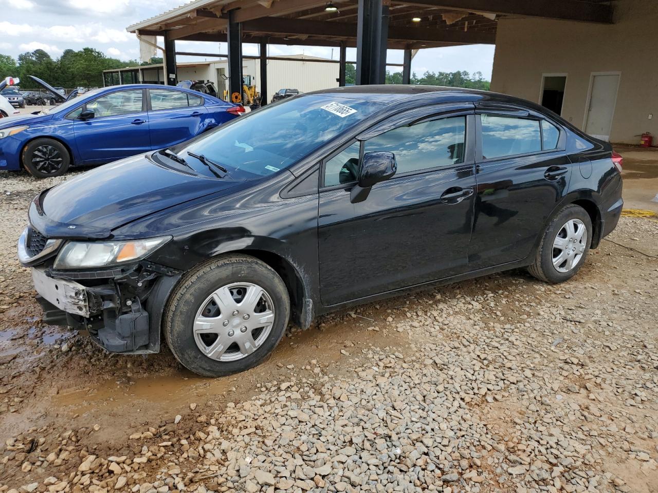 2013 Honda Civic Lx VIN: 19XFB2F56DE057173 Lot: 57118665