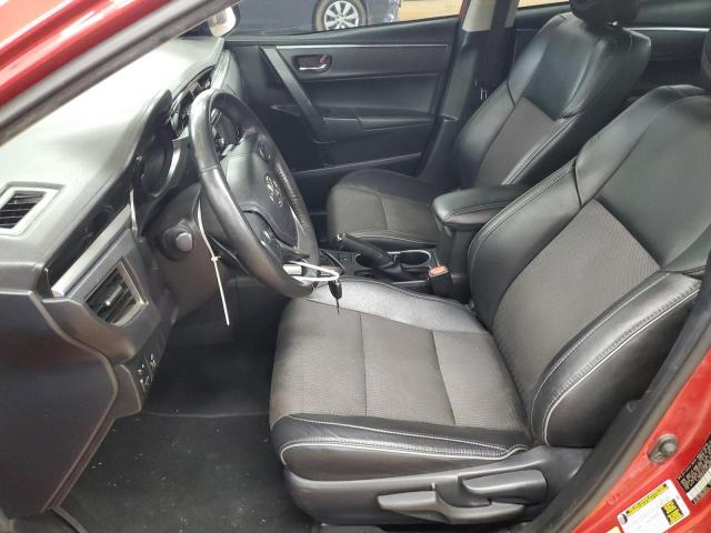  TOYOTA COROLLA 2016 Czerwony