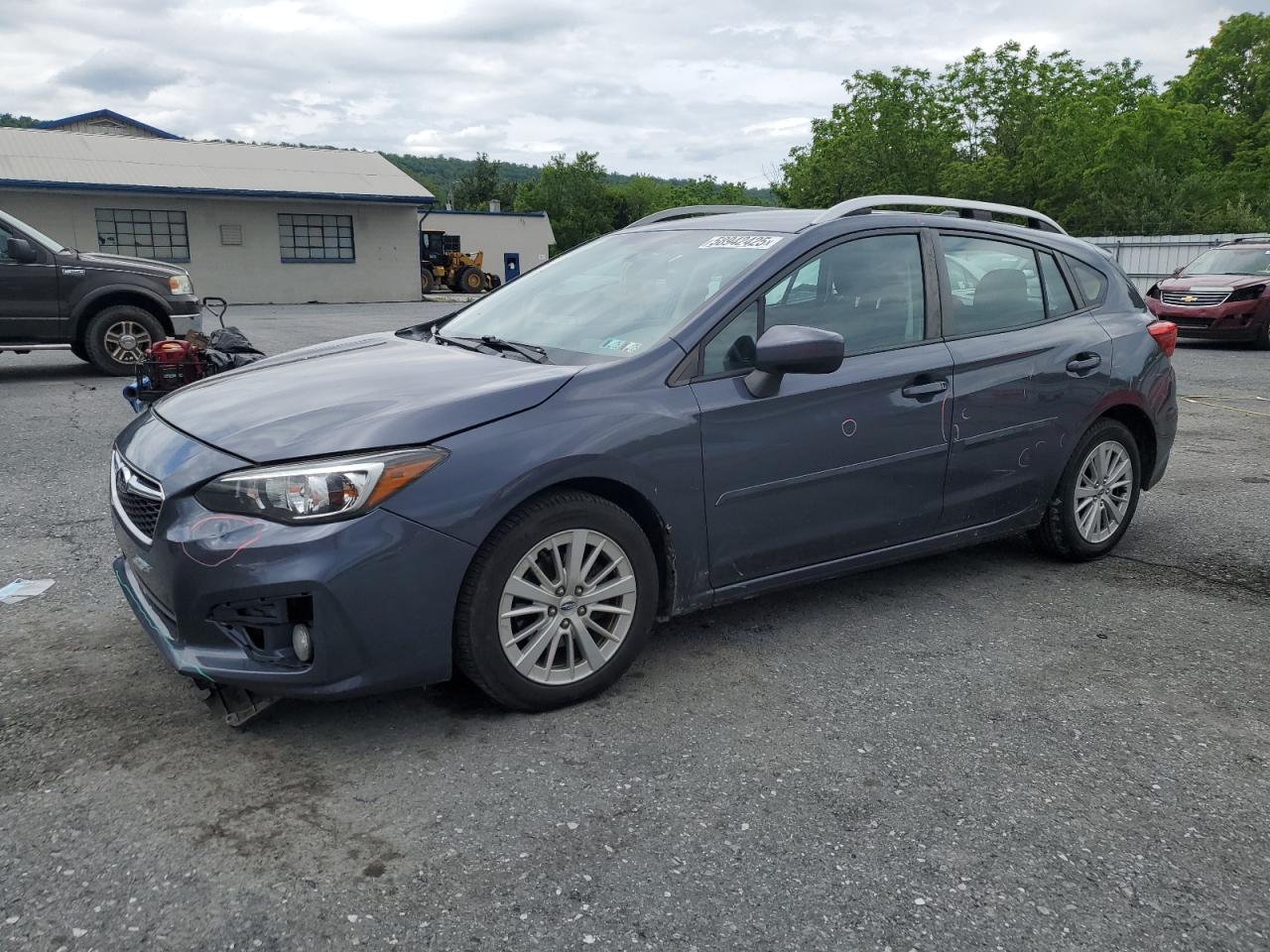 2017 Subaru Impreza Premium Plus de vânzare în Grantville, PA - Front End