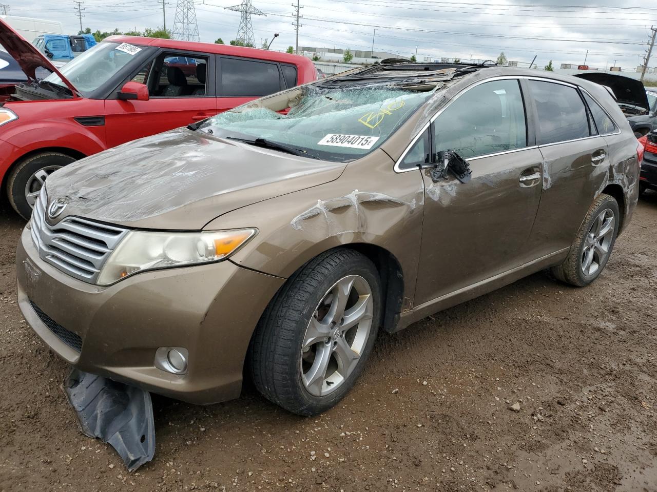 2010 Toyota Venza zu verkaufen in Elgin, IL - Rollover