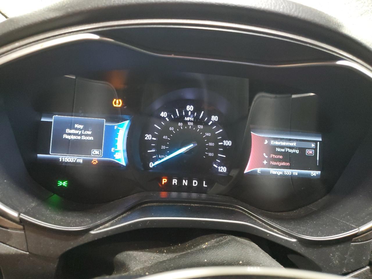 2019 Ford Fusion Se VIN: 3FA6P0LU3KR124809 Lot: 55386245