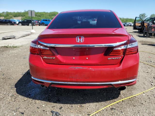  HONDA ACCORD 2017 Червоний