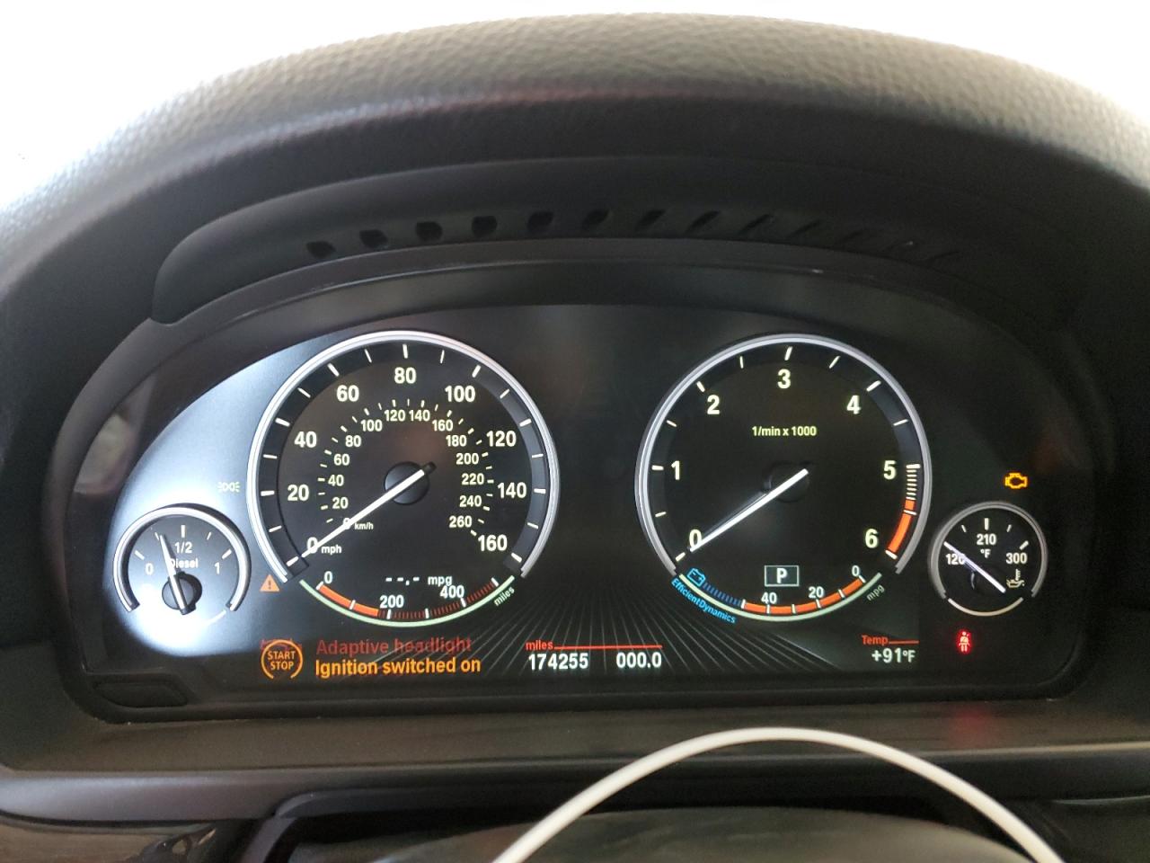2014 BMW 535 D VIN: WBAXA5C57ED001787 Lot: 57653875