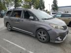 2011 Toyota Sienna Sport იყიდება Rancho Cucamonga-ში, CA - Burn