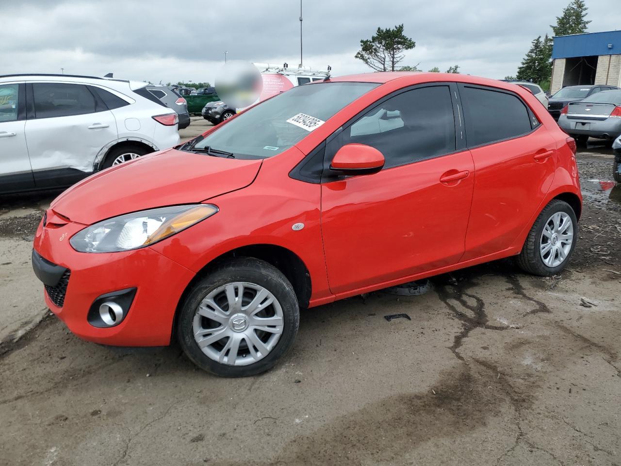 2012 Mazda Mazda2 zu verkaufen in Woodhaven, MI - Side