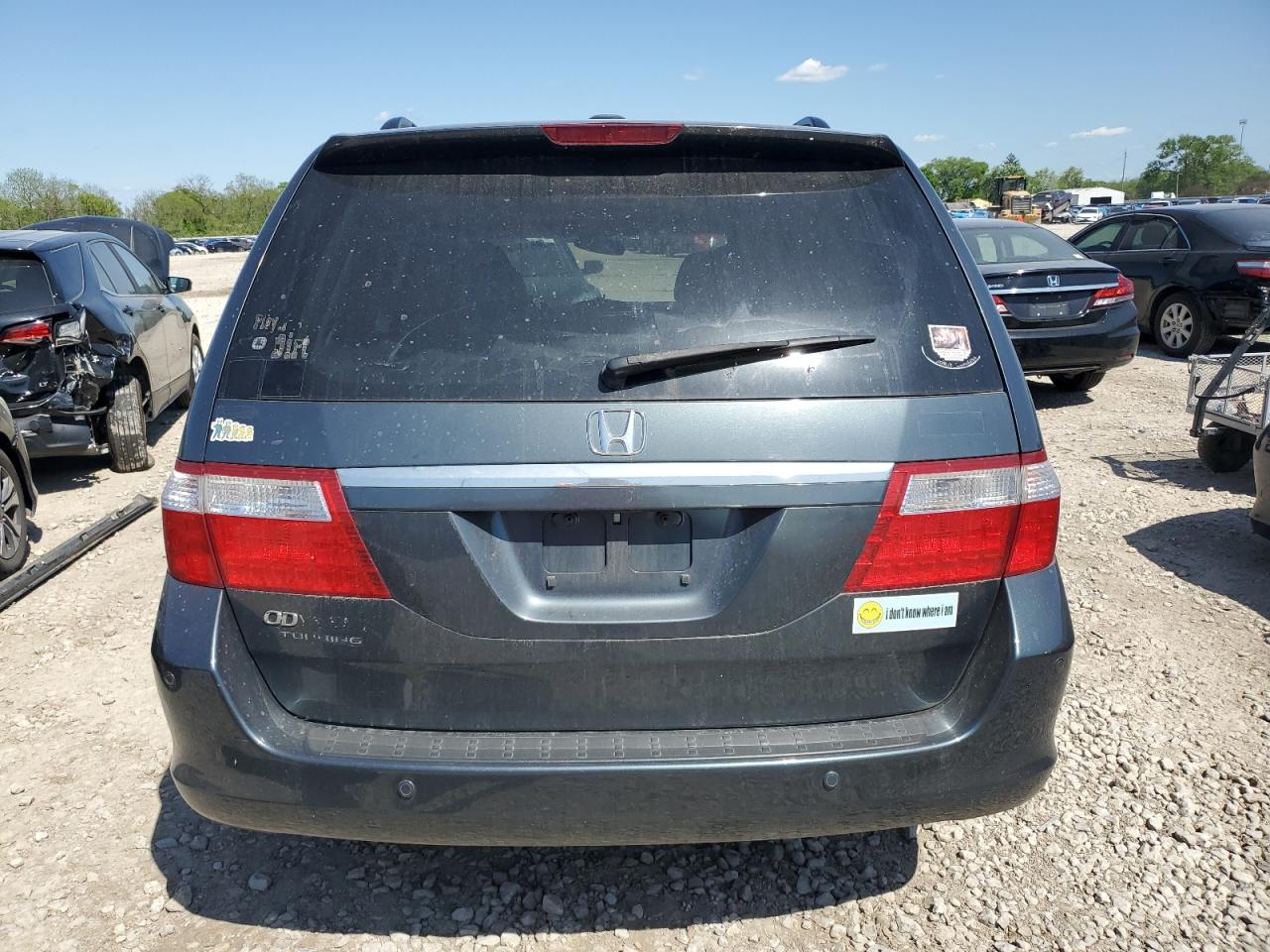 2006 Honda Odyssey Touring VIN: 5FNRL38876B123895 Lot: 56414355