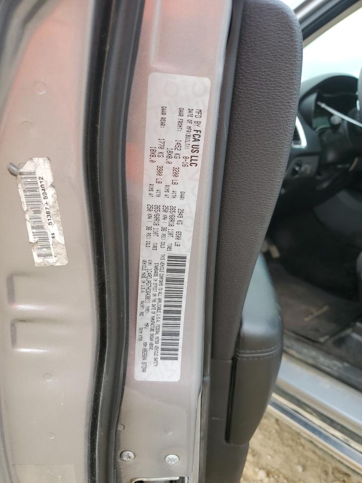 2017 Dodge Durango Sxt VIN: 1C4RDJAG7HC643811 Lot: 56581855