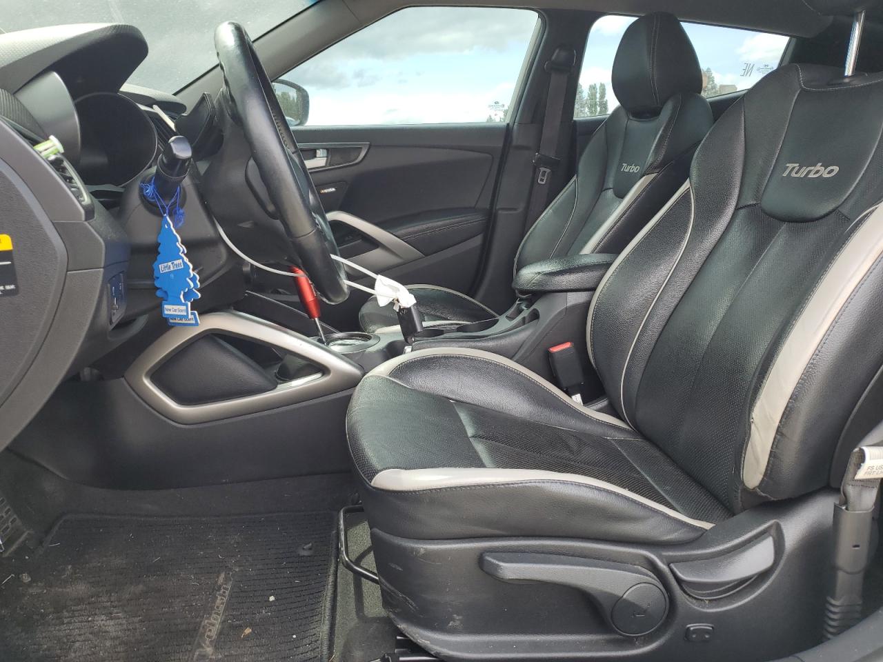 2013 Hyundai Veloster Turbo VIN: KMHTC6AE2DU163017 Lot: 56804365