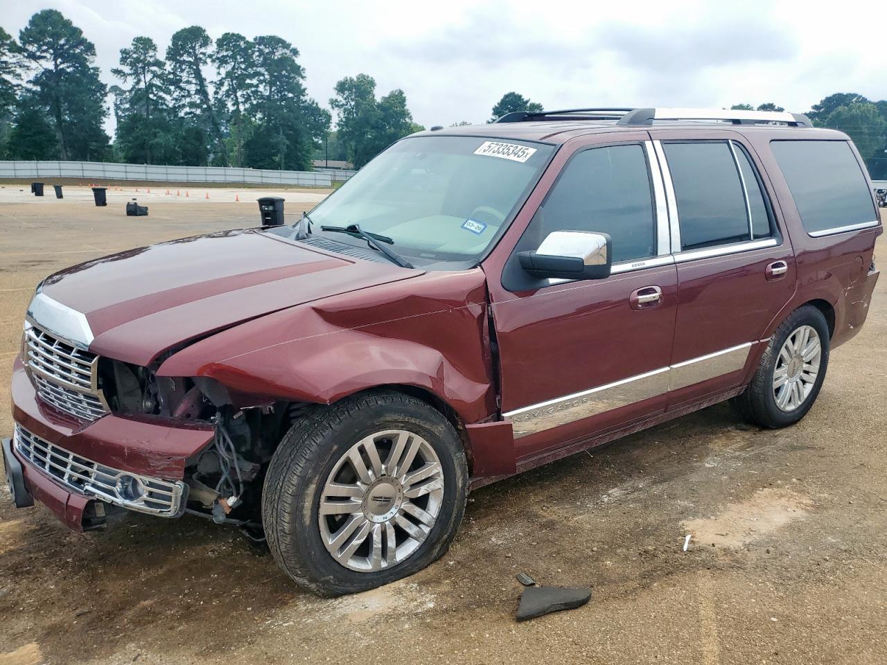 2012 Lincoln Navigator na sprzedaż w Longview, TX - Front End