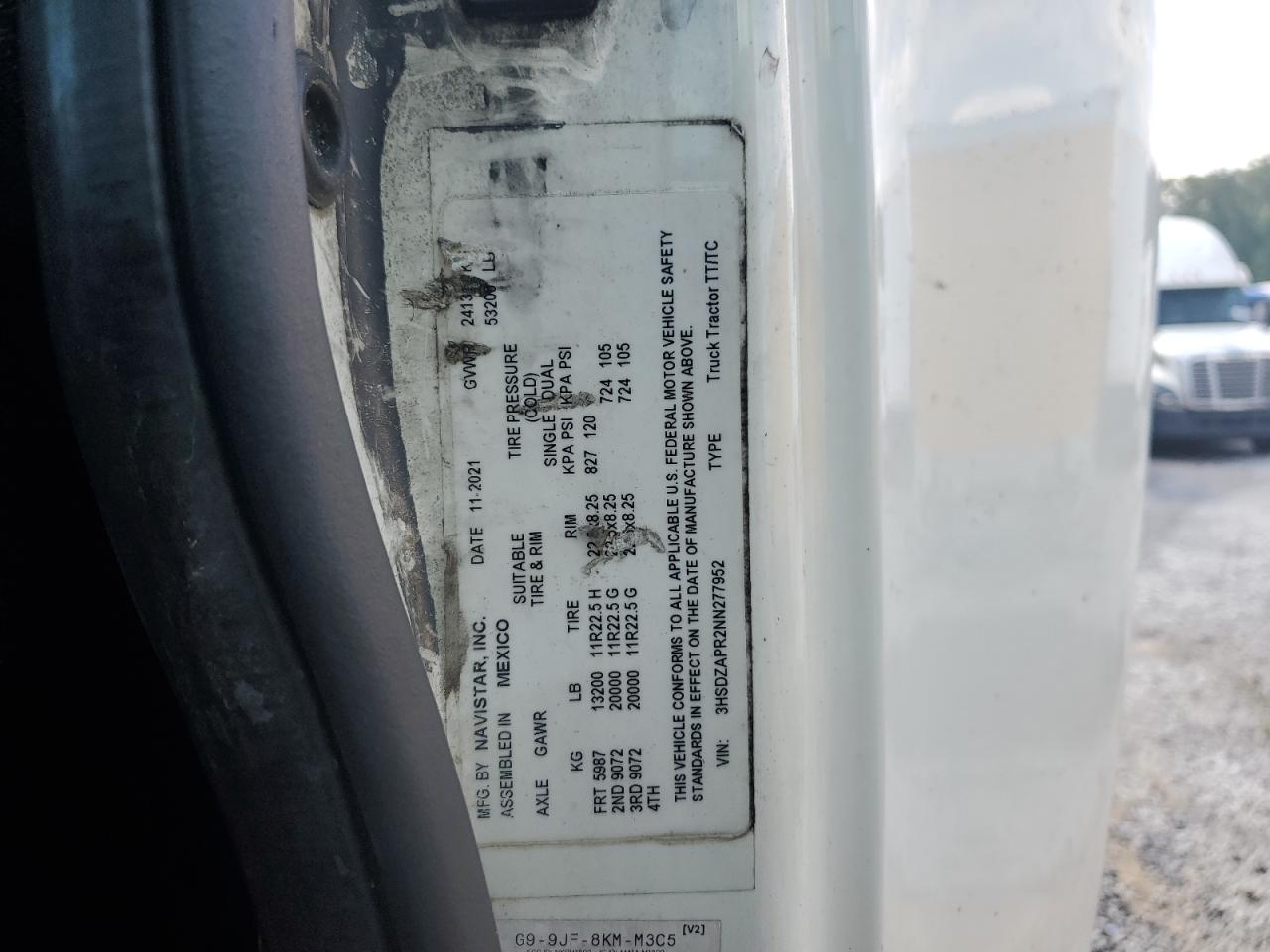 2022 International Lt625 Semi Truck VIN: 3HSDZAPR2NN277952 Lot: 53498205
