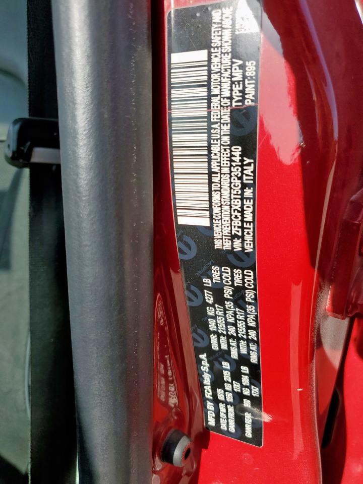 2016 Fiat 500X Easy VIN: ZFBCFXBT5GP351440 Lot: 57267265