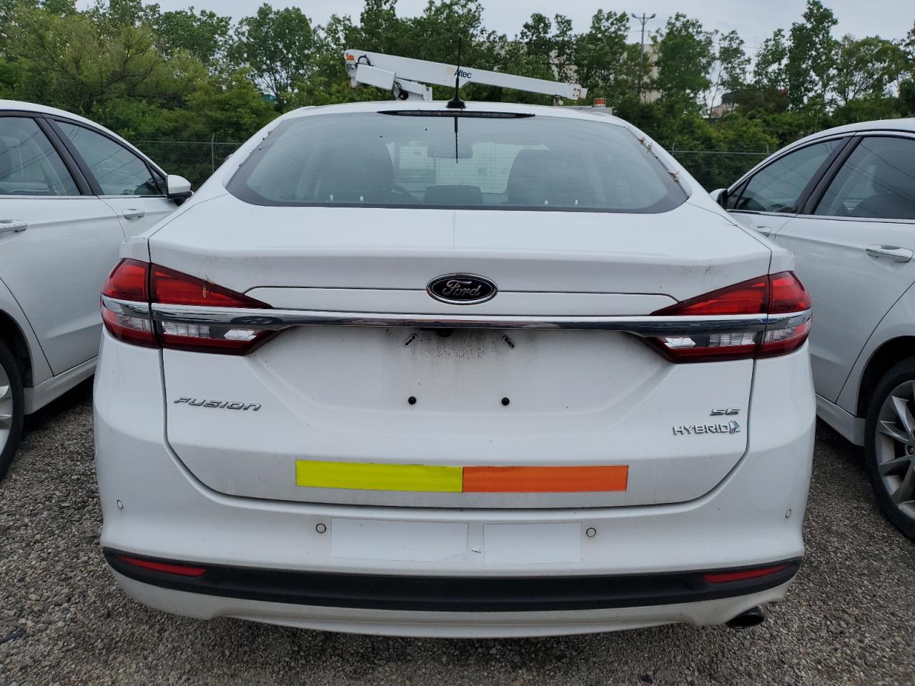 2018 Ford Fusion Se Hybrid VIN: 3FA6P0LU5JR172021 Lot: 55085095