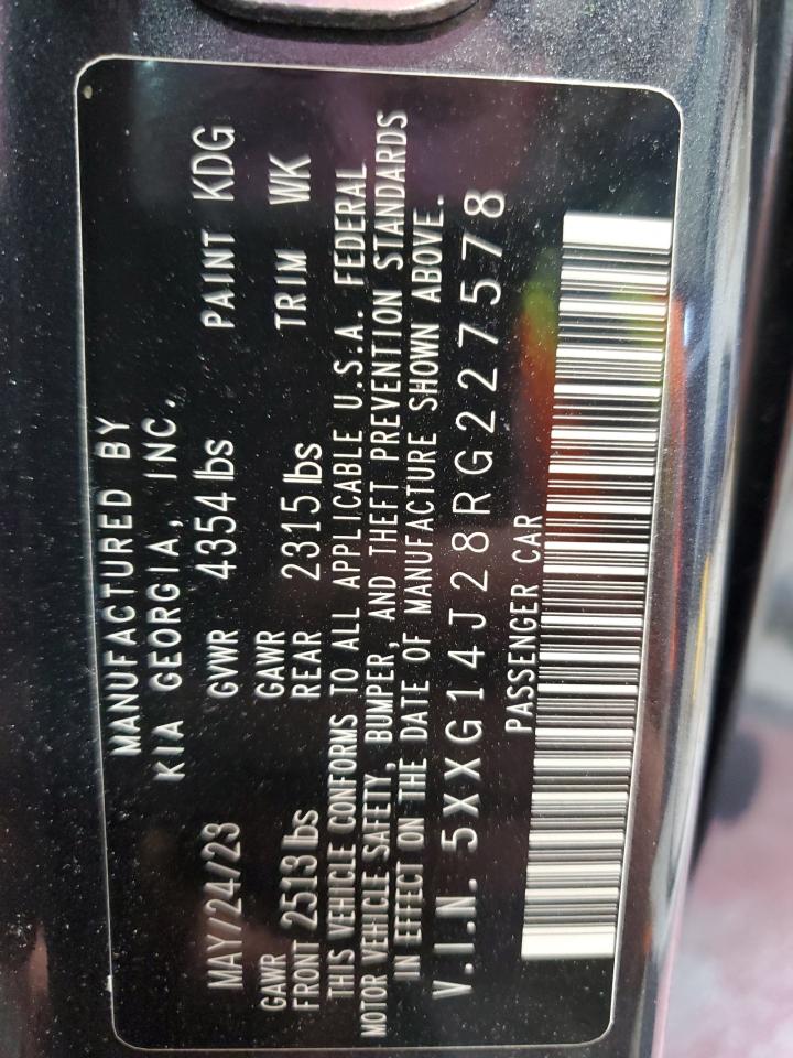 2024 Kia K5 Lxs VIN: 5XXG14J28RG227578 Lot: 56219735