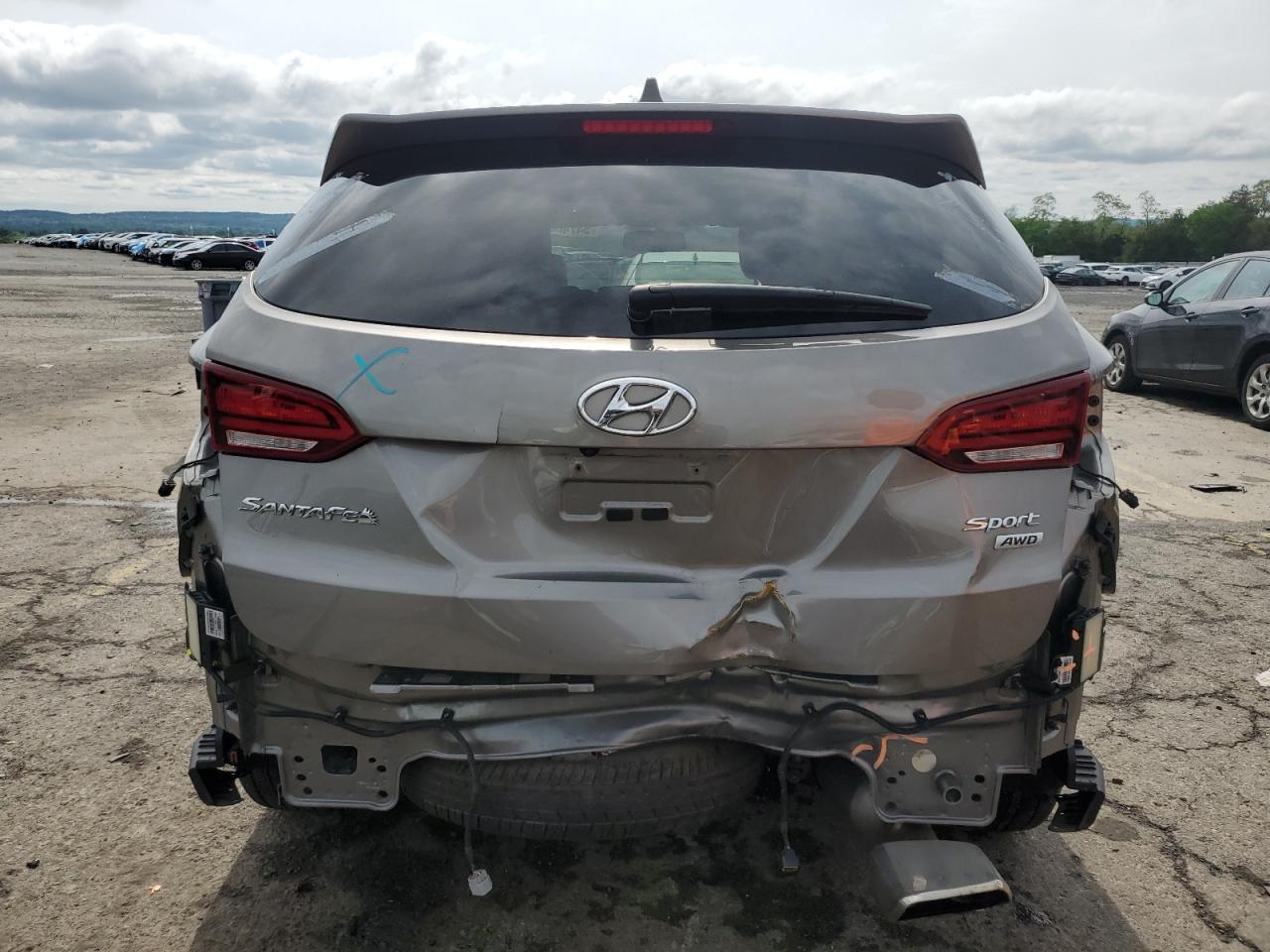 2017 Hyundai Santa Fe Sport VIN: 5XYZUDLBXHG402159 Lot: 54746005