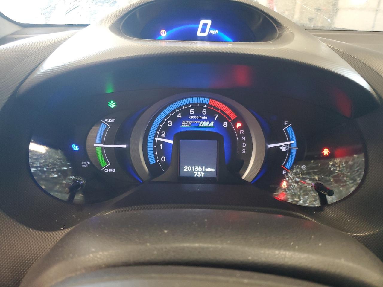 2010 Honda Insight Ex VIN: JHMZE2H72AS005274 Lot: 56625495
