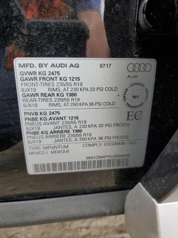 2018 AUDI Q5 PRESTIGE  