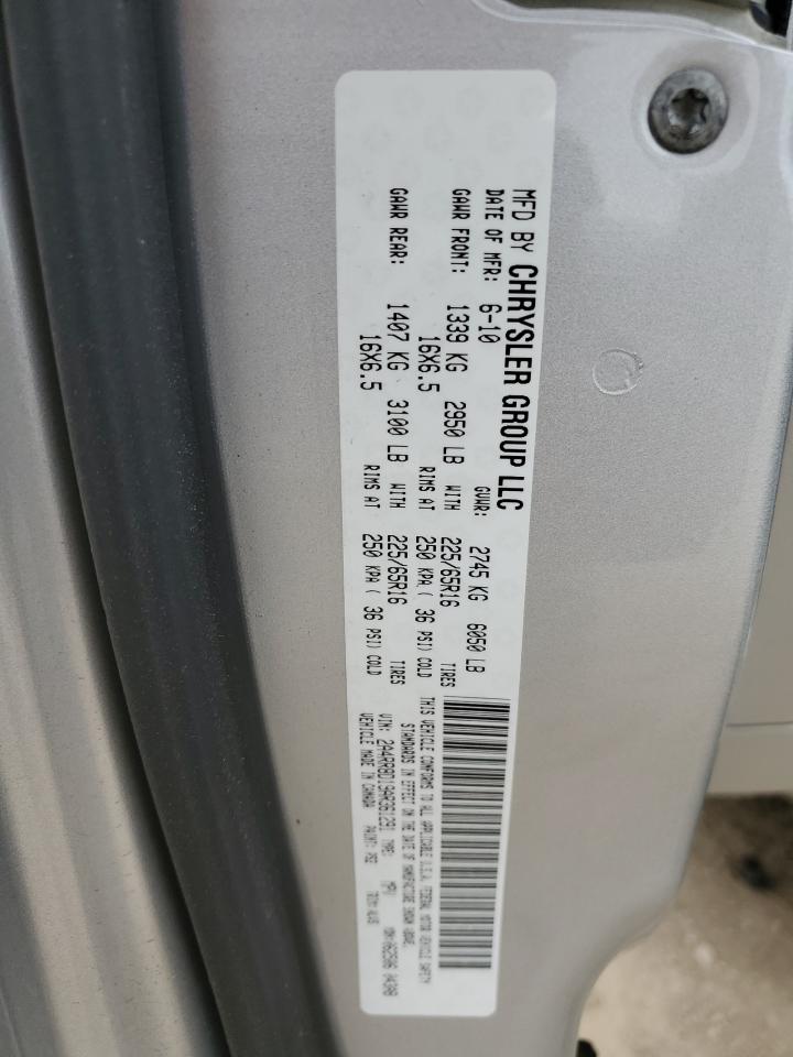 2010 Chrysler Town & Country Touring Plus VIN: 2A4RR8D19AR361291 Lot: 57585805