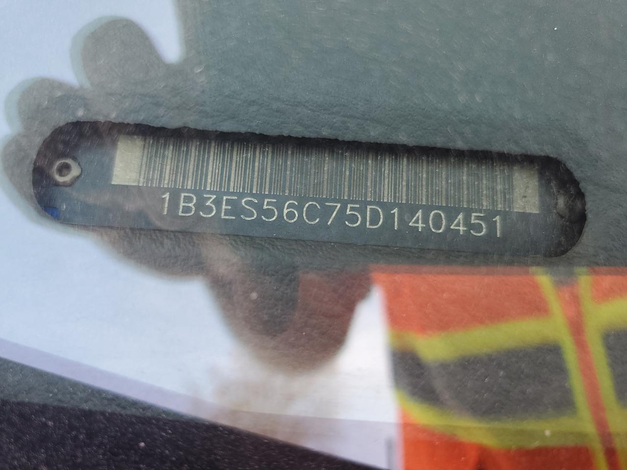 2005 Dodge Neon Sxt VIN: 1B3ES56C75D140451 Lot: 55106665