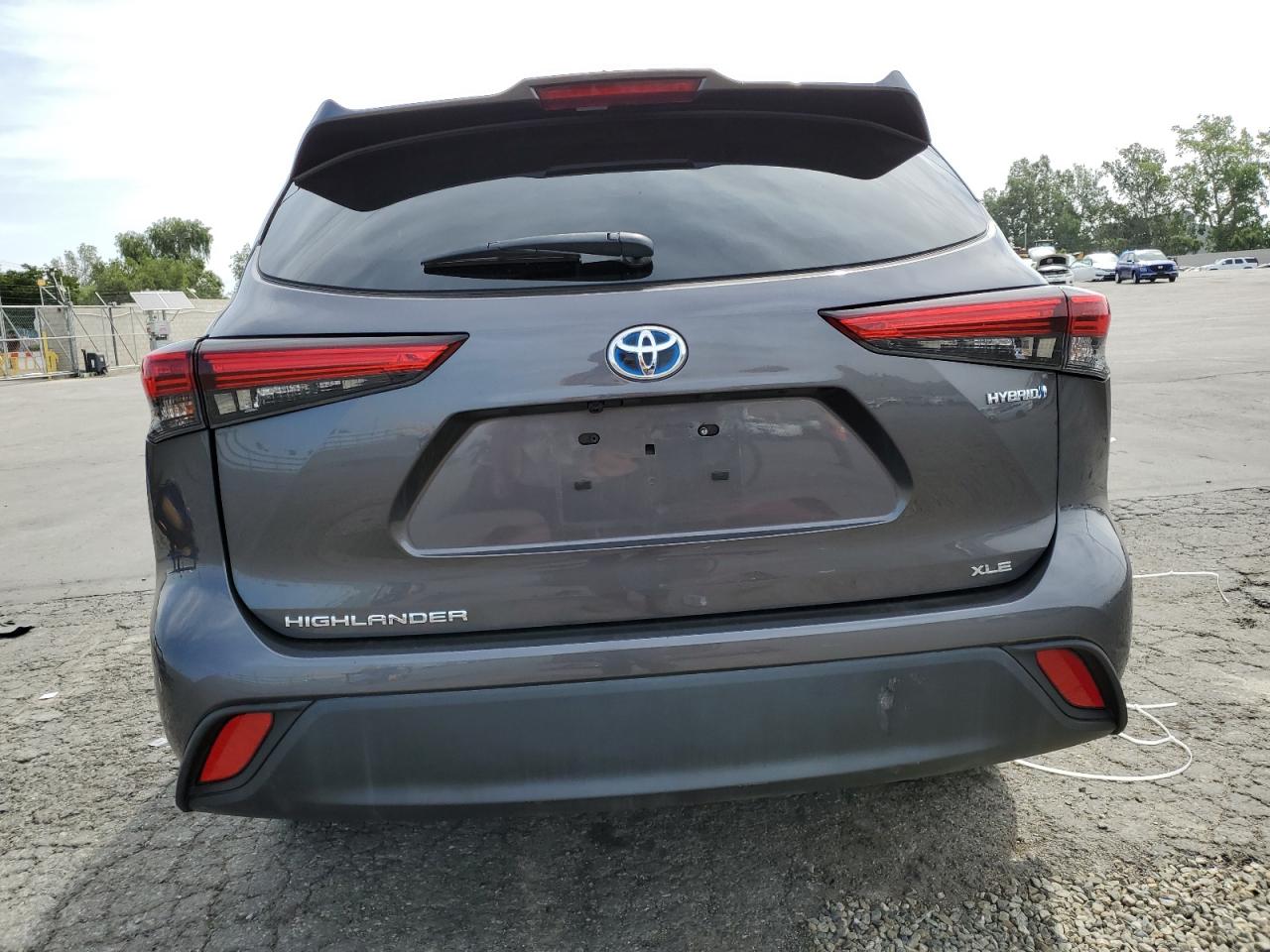 2022 Toyota Highlander Hybrid Xle VIN: 5TDHARAH4NS515421 Lot: 56248435