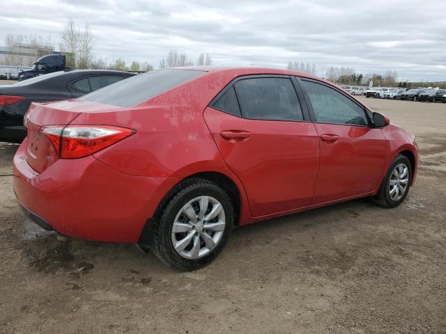 Sedans TOYOTA COROLLA 2014 Czerwony