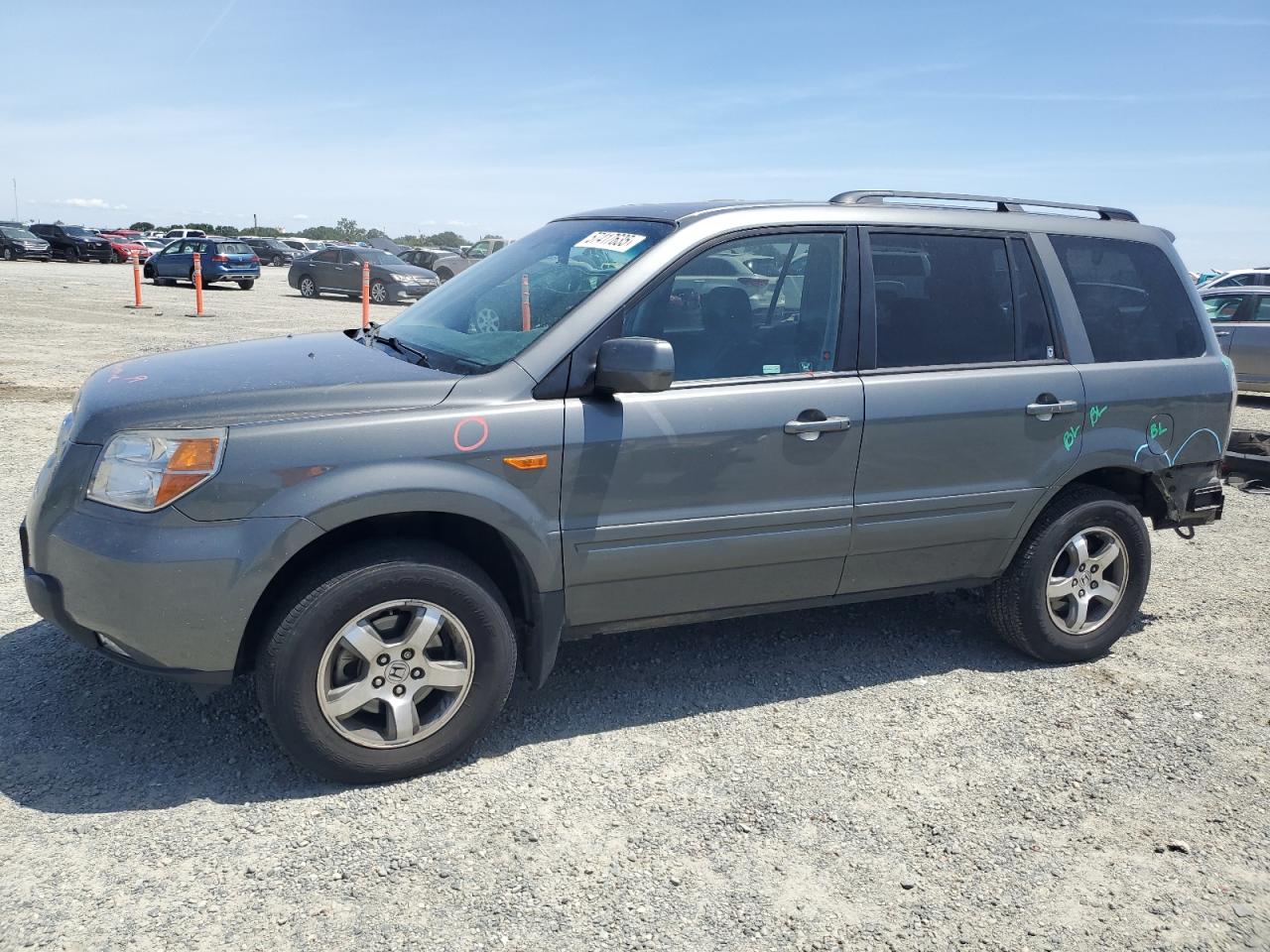 2008 Honda Pilot Exl na sprzedaż w Antelope, CA - Rear End