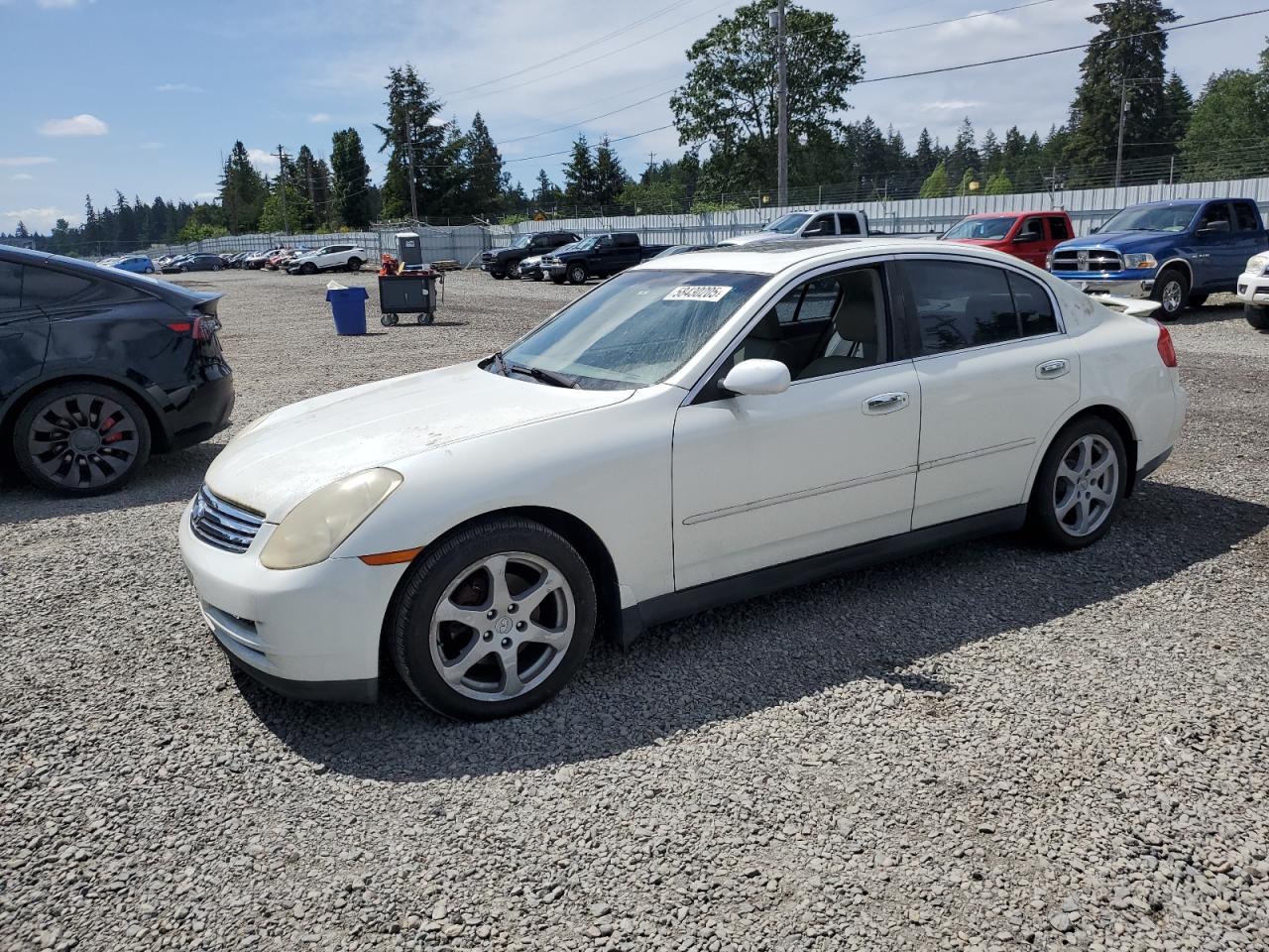 2003 Infiniti G35 продається в Graham, WA - Minor Dent/Scratches
