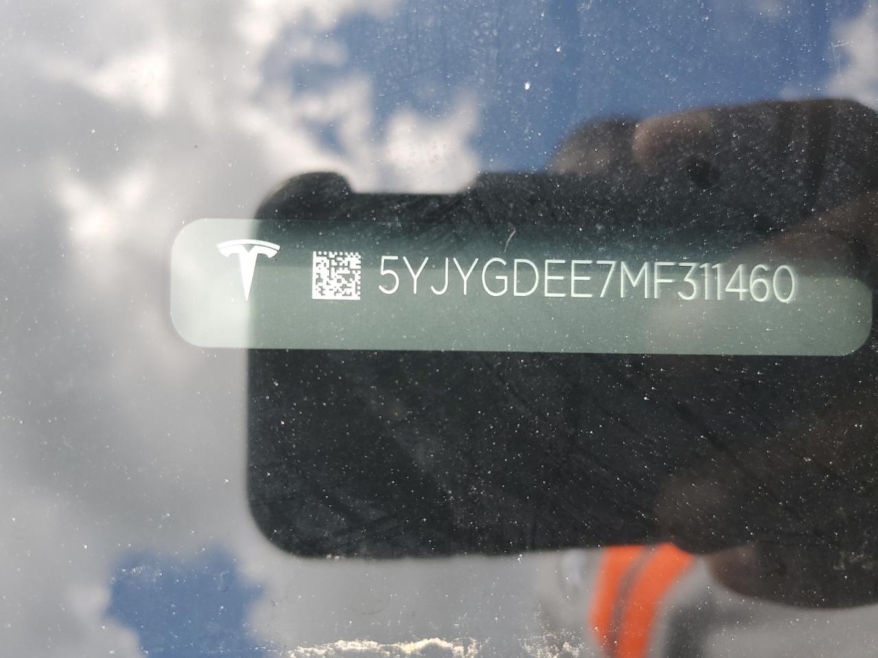 2021 Tesla Model Y VIN: 5YJYGDEE7MF311460 Lot: 56866155