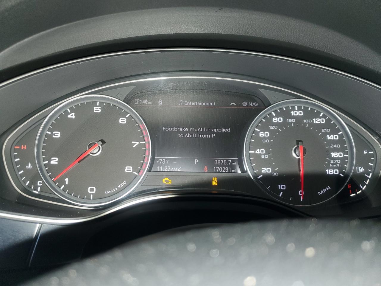 2012 Audi A7 Prestige VIN: WAUSGAFC1CN007166 Lot: 55560855