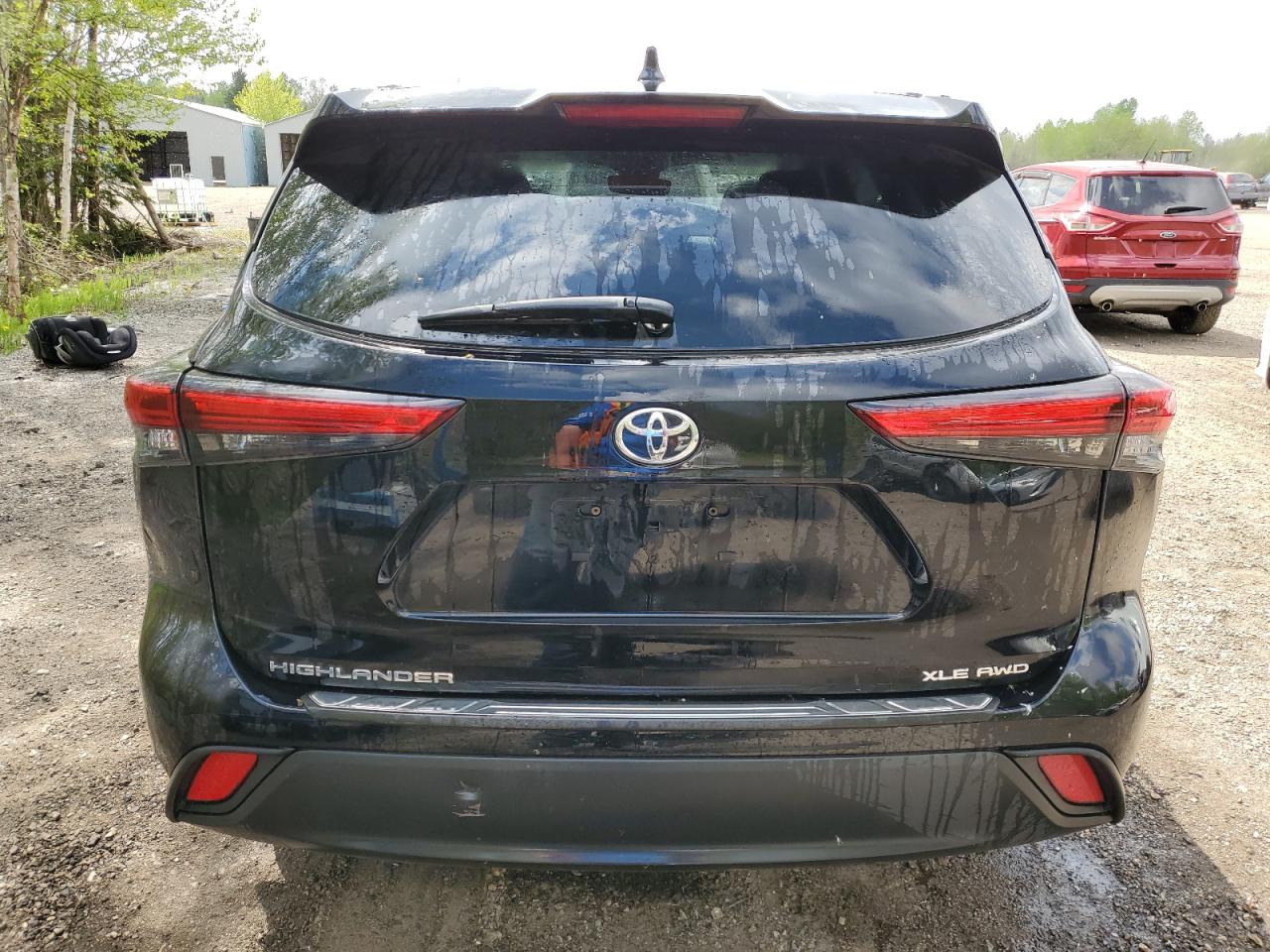 2022 Toyota Highlander Xle VIN: 5TDGZRBH9NS198481 Lot: 55967505
