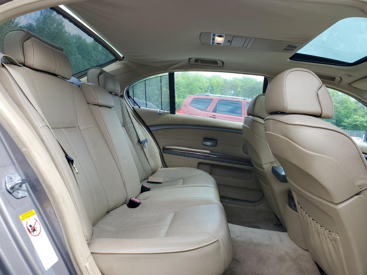 2005 BMW 745 Li VIN: WBAGN63555DS58036 Lot: 55787485